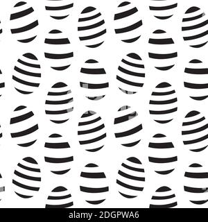Easter Egg Seamless Pattern for computer graphics, fashion textiles, etc. Stock Vector