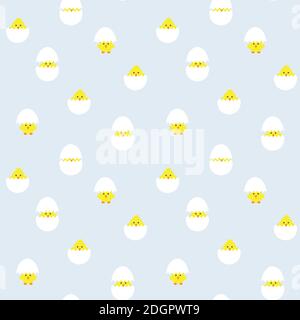 Easter Egg Seamless Pattern for computer graphics, fashion textiles, etc. Stock Vector