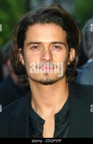 Orlando Bloom arriving at the European Premiere of Kingdom of Heaven, Leicester Square, London. Doug Peters/allactiondigital.com  Stock Photo