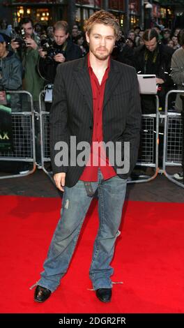 Chad Michael Murray arriving at the European Premiere of House of Wax, Leicester Square, London. Doug Peters/allactiondigital.com  Stock Photo