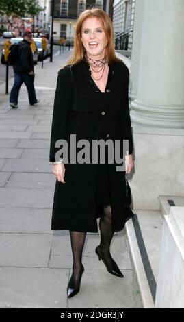 Sarah Ferguson Duchess of York arriving at the dinner and fashion