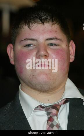 Jamie Waylett arriving at the film premiere of Harry Potter And The Goblet Of Fire, Leicester Square, London. Doug Peters/allactiondigital.com  Stock Photo