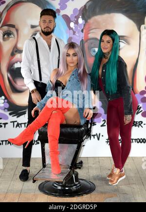 (l-r) Danny Robinson, Katie Salmon and Jennafer Lee attending the Just