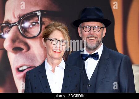 Jonathan Dayton and  Valerie Faris arriving at the Battle of the Sexes Premiere held during the BFI London Film Festival at the Odeon Leicester Square in London. Photo credit should read: Doug Peters/EMPICS Entertainment  Stock Photo