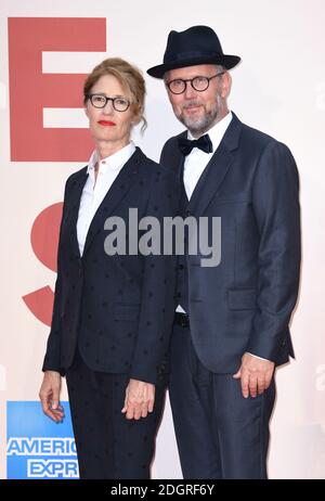 Jonathan Dayton and  Valerie Faris arriving at the Battle of the Sexes Premiere held during the BFI London Film Festival at the Odeon Leicester Square in London. Photo credit should read: Doug Peters/EMPICS Entertainment  Stock Photo