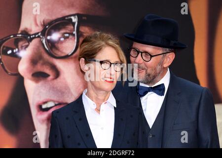 Jonathan Dayton and  Valerie Faris arriving at the Battle of the Sexes Premiere held during the BFI London Film Festival at the Odeon Leicester Square in London. Photo credit should read: Doug Peters/EMPICS Entertainment  Stock Photo