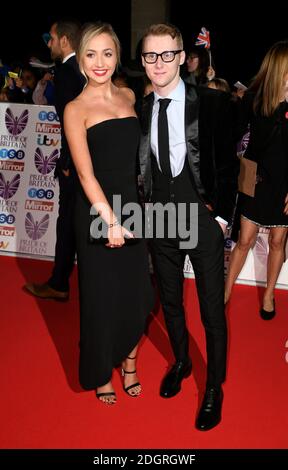 Tilly Keeper and Jamie Borthwick attending the Pride of Britain Awards