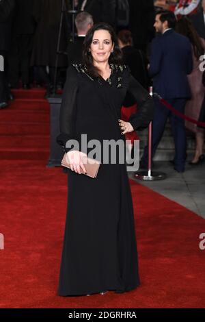 Olivia Colman attending the Murder On The Orient Express World Premiere at Royal Albert Hall, London. Picture date Thursday 2 November 2017. Picture credit should read: Doug Peters/Empics Entertainment Stock Photo