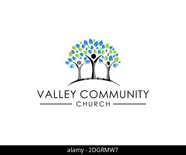 symbol icon Illustration Of church community inspiration Stock Vector