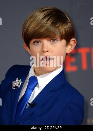 Billy Jenkins attending the season two premiere of The Crown at the ...
