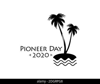 symbol icon Illustration Of pioneer days Stock Vector