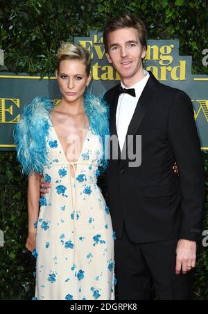 Poppy Delevingne and husband James Cook arrive at the Evening Standard Theatre Awards at the Theatre Royal Drury Lane, London. Photo credit should read: Doug Peters/EMPICS Entertainment Stock Photo