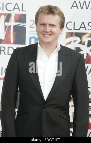 Aled Jones arriving. Stock Photo