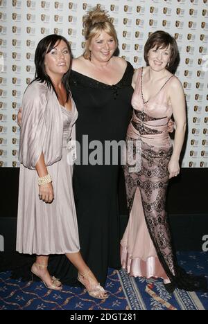 Jessie Wallace, Fern Britton and Kacey Ainsworth in the press room. Stock Photo