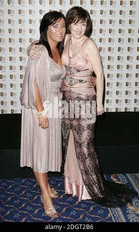 Jessie Wallace and Kacey Ainsworth in the press room. Stock Photo