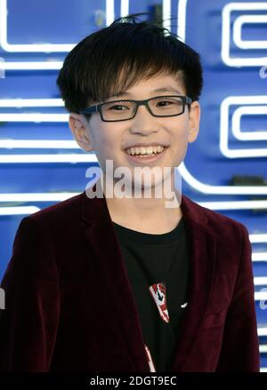 Philip Zhao attending the European premiere of Ready Player One, held at the Vue Cinema West End, London. Photo credit should read: Doug Peters/EMPICS Entertainment Stock Photo