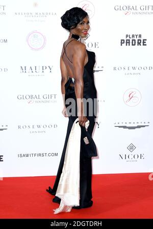 Sinitta attending the Nelson Mandela Global Gift Gala, at the Rosewood Hotel, London. Photo credit should read: Doug Peters/EMPICS Entertainment Stock Photo