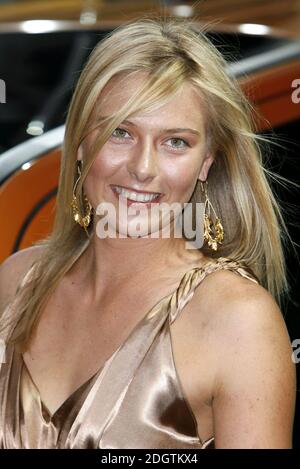 Maria Sharapova arriving Stock Photo - Alamy