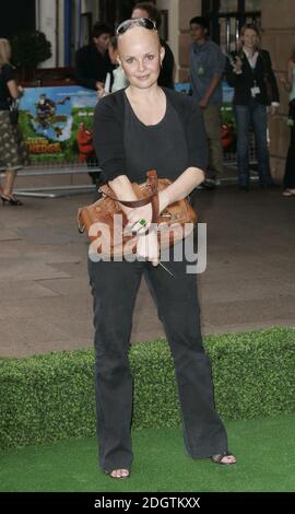 Gail Porter arriving. Stock Photo