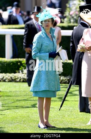 Anne, Princess Royal during day three of Royal Ascot at Ascot Racecourse. Photo credit should read: Doug Peters/EMPICS Entertainment Stock Photo