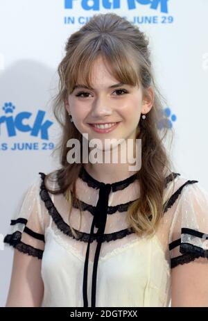 Emilia Jones attending the UK premiere of Patrick at an exclusive