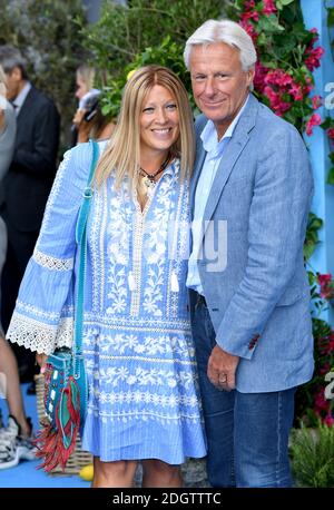 Bjorn Borg and wife Patricia Ostfeldt attending the premiere of Mamma Mia! Here We Go Again held at the Eventim Hammersmith Apollo, London. Photo credit should read: Doug Peters/EMPICS Stock Photo