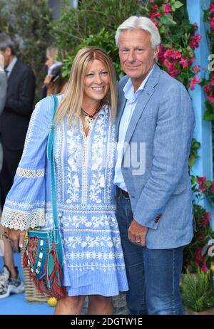 Bjorn Borg and wife Patricia Ostfeldt attending the premiere of Mamma Mia! Here We Go Again held at the Eventim Hammersmith Apollo, London. Photo credit should read: Doug Peters/EMPICS Stock Photo