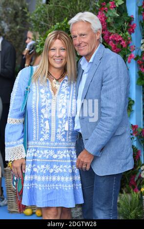 Bjorn Borg and wife Patricia Ostfeldt attending the premiere of Mamma Mia! Here We Go Again held at the Eventim Hammersmith Apollo, London. Photo credit should read: Doug Peters/EMPICS Stock Photo