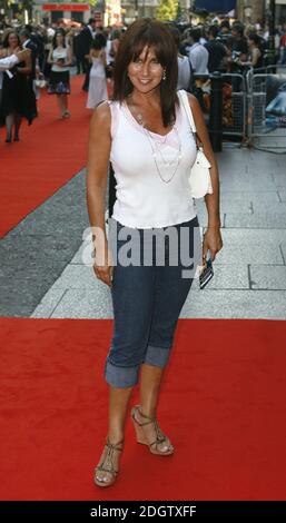 Linda Lusardi arriving Stock Photo - Alamy