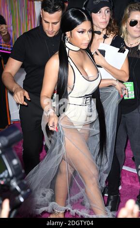 Nicki Minaj arriving at the MTV Video Music Awards 2018, Radio City, New York. Photo credit should read: Doug Peters/EMPICS  Stock Photo