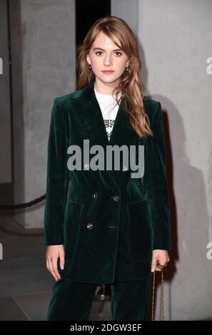 Emilia Jones arriving at the UK Premiere of Two For Joy, Everyman Cinema Kings Cross, London. Photo credit should read: Doug Peters/EMPICS Stock Photo