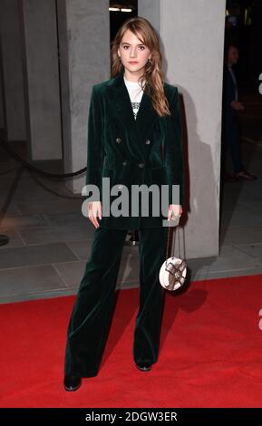 Emilia Jones arriving at the UK Premiere of Two For Joy, Everyman Cinema Kings Cross, London. Photo credit should read: Doug Peters/EMPICS Stock Photo