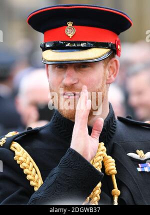 The Duke of Sussex visits the Field of Remembrance at Westminster Abbey, which has been organised by the Poppy Factory and held in the grounds of Westminster Abbey since November 1928.Photo credit should read: Doug Peters/EMPICS Stock Photo