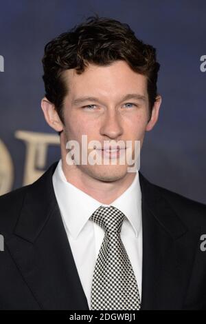 Callum Turner attending the Fantastic Beasts: The Crimes of Grindelwald UK premiere held at Leicester Square, London. Photo credit should read: Doug Peters/EMPICS Stock Photo