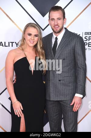 Harry Kane and fiancee Katie Goodland arriving at the BBC Sports Personality of the Year 2018, Vox, Birmingham. Picture Credit Should Read: Doug Peters/EMPICS Stock Photo