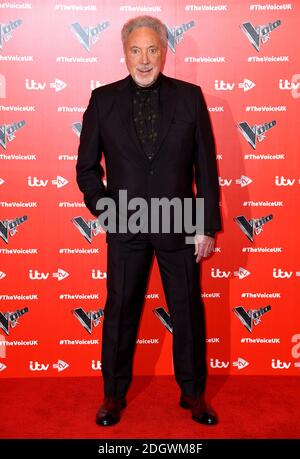 Tom Jones attending The Voice UK 2019 Launch Photocall held at W Hotel, Leicester Square, London. Picture credit should read: Doug Peters/EMPICS Stock Photo