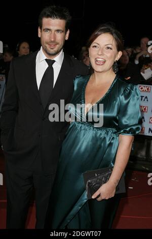 Davina McCall and husband Matthew Robertson arriving at the National Television Awards 2006, the Royal Albert Hall, London. Stock Photo