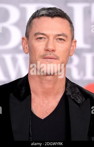 Luke Evans attending the Brit Awards 2019 at the O2 Arena, London. Photo credit should read: Doug Peters/EMPICS Entertainment. EDITORIAL USE ONLY Stock Photo