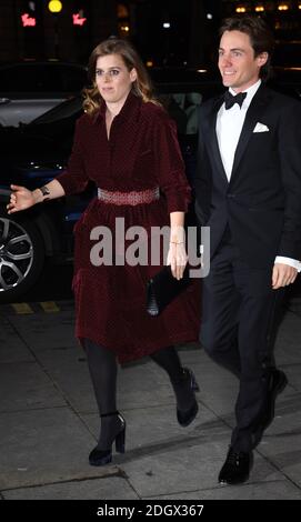 Princess Beatrice and boyfriend Edoardo Mapelli Mozzi arriving at