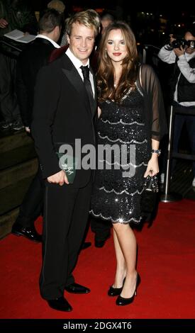 Kian Egan and Jodi Albert attending Emeralds and Ivy Ball, Camden Round House, London. Stock Photo