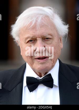 Sir David Attenborough attending the global premiere of Netflix's Our Planet, held at the Natural History Museum, London Stock Photo