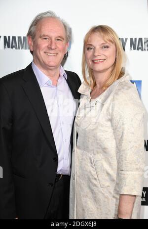 Peter Davison and wife Elizabeth Morton attend the gala screening for Say My Name at the Odeon Luxe, Leicester Square, London. Photo credit should read: Doug Peters/EMPICS Stock Photo