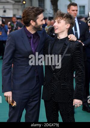 David Tennant and Ty Tennant attending the UK premiere of Tolkien held at Curzon Mayfair, London. Picture Credit Should Read: Doug Peters/EMPICS Stock Photo