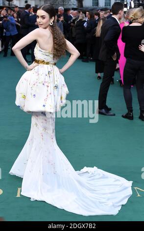 Lily Collins attending the UK premiere of Tolkien held at Curzon Mayfair, London. Picture Credit Should Read: Doug Peters/EMPICS Stock Photo