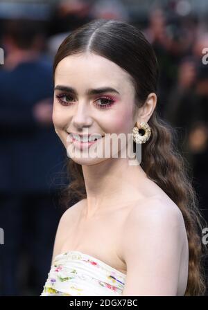 Lily Collins attending the UK premiere of Tolkien held at Curzon Mayfair, London. Picture Credit Should Read: Doug Peters/EMPICS Stock Photo