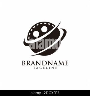 Creative logo design for movie and television industry. Stock Vector