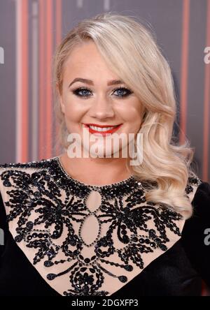 Kirsty Leigh Porter attending the British Soap Awards 2019 held at The Lowry, Manchester Stock Photo