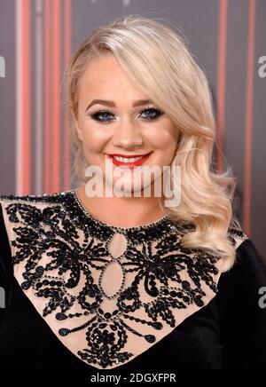 Kirsty Leigh Porter attending the British Soap Awards 2019 held at The Lowry, Manchester Stock Photo