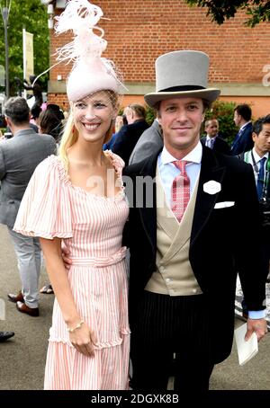 Lady Gabriella Kingston (left) and Thomas Kingston attending Ladies Day of Royal Ascot at Ascot Racecourse. Picture credit should read: Doug Peters/EMPICS Stock Photo