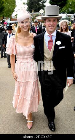 Lady Gabriella Kingston (left) and Thomas Kingston attending Ladies Day of Royal Ascot at Ascot Racecourse. Picture credit should read: Doug Peters/EMPICS Stock Photo